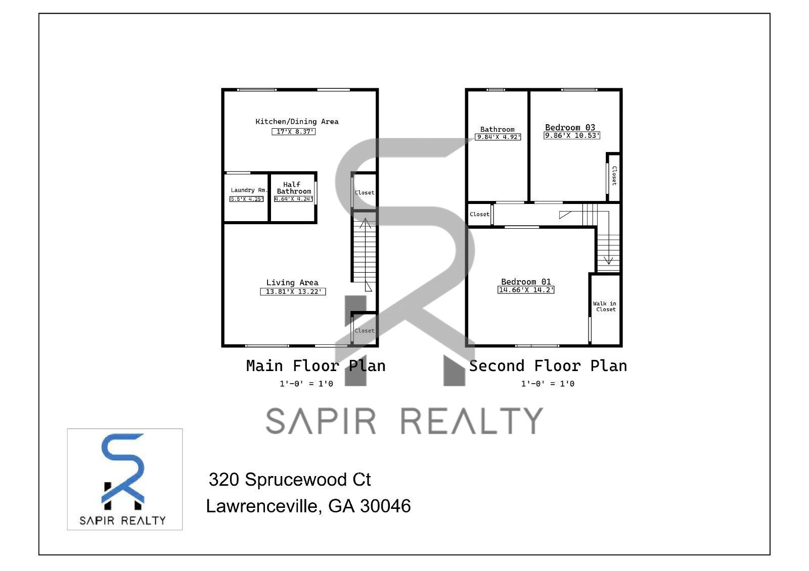Peaceful Living in Lawrenceville – 2BR/1.5BA in a Quiet Community property image