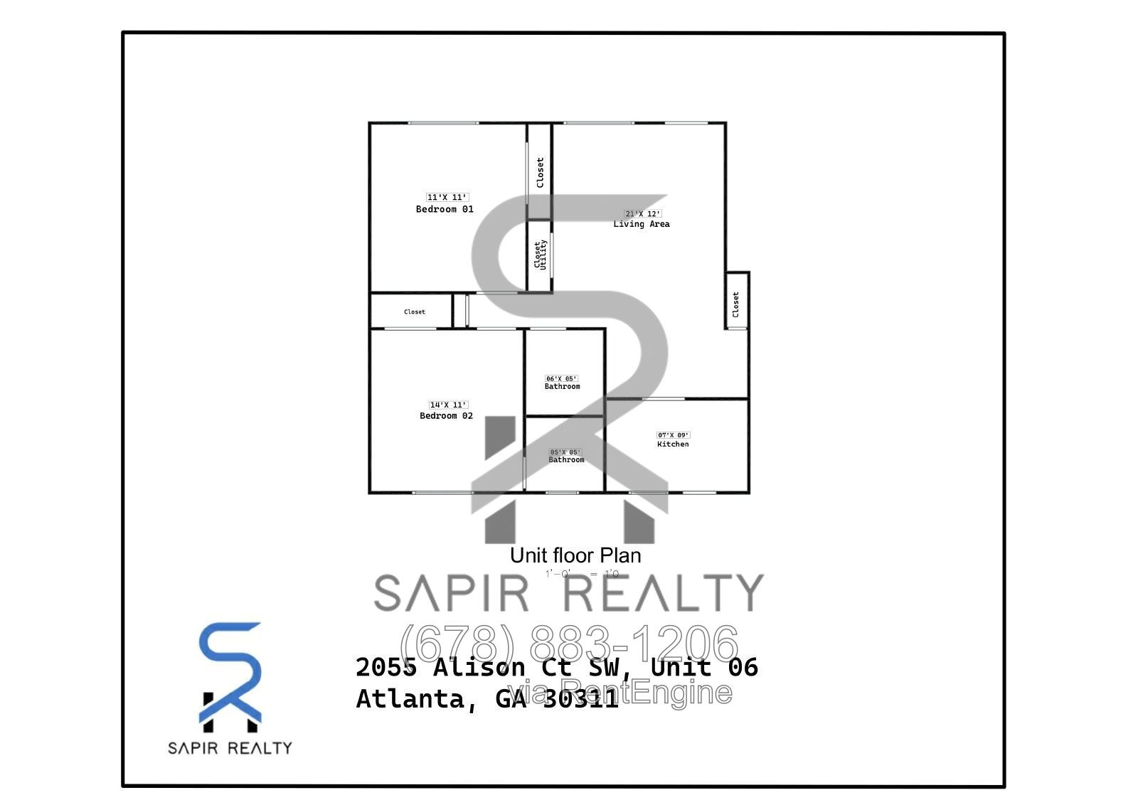 All-Electric 2BR/1.5BA Gem in Prime Campbellton Rd Location property image