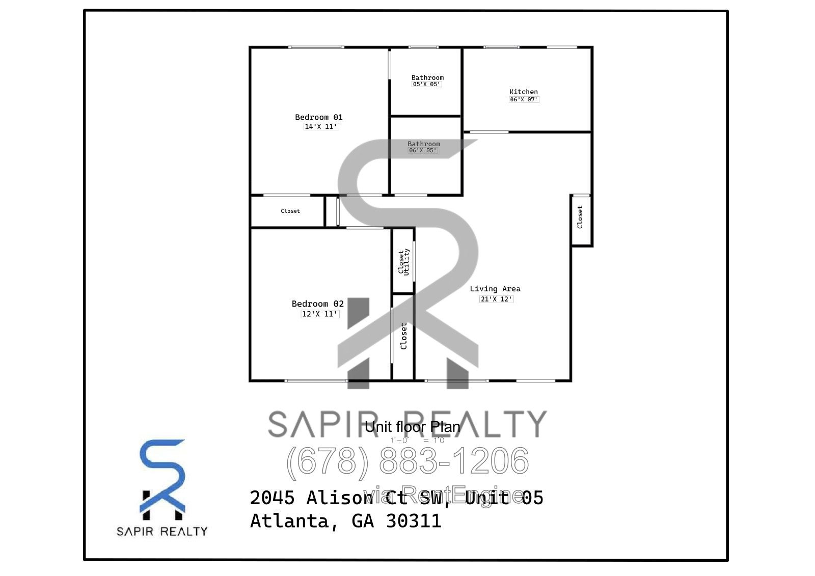 All-Electric 2BR/1.5BA Gem in Prime Campbellton Rd Location property image