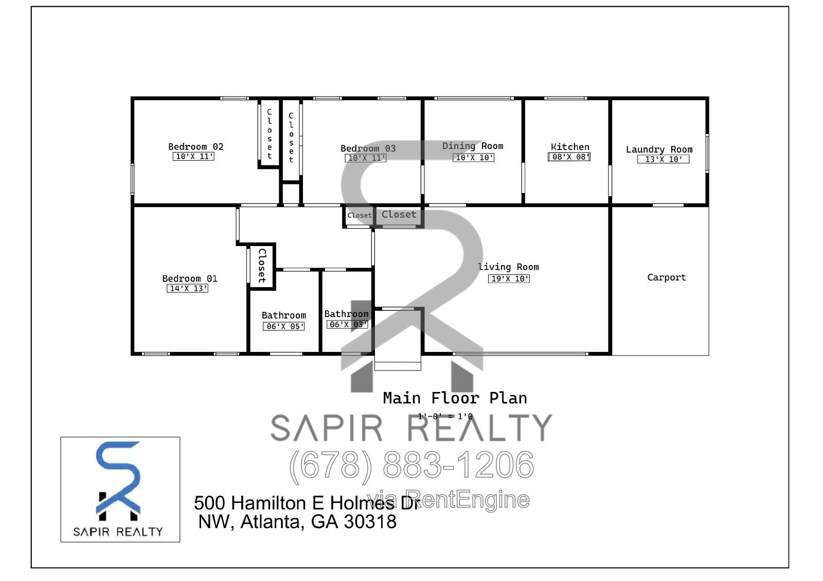 Find Your Place in Collier Heights – Comfortable 3BR Atlanta Home property image