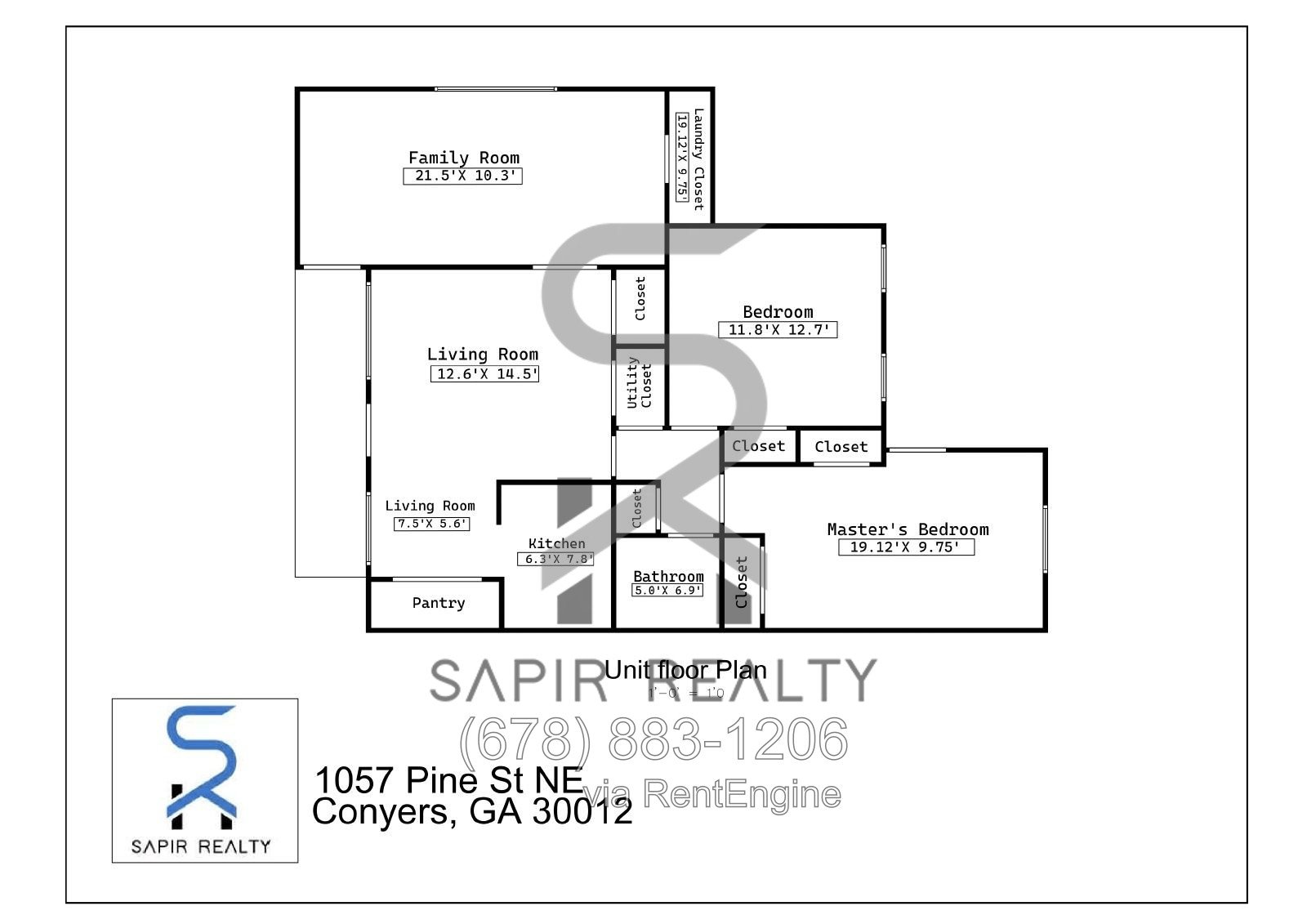Charming 3-Bed Duplex Oasis in Conyers – Cozy Living Awaits at 1057 Pine St NE! property image