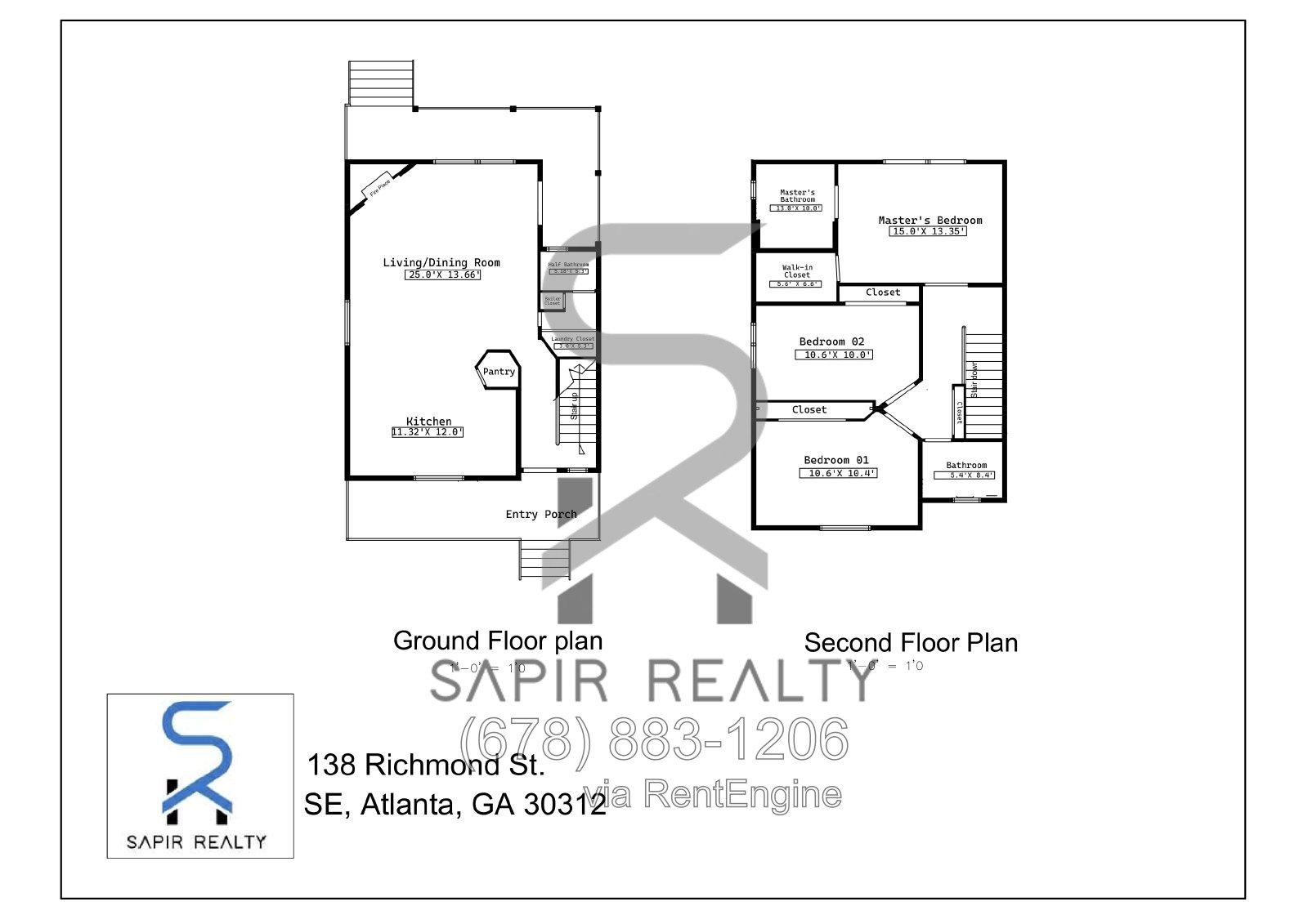 Charming 3-Bed Oasis in Atlanta's Heart – Spacious 1,438 Sq. Ft. with 2.5 Baths! property image