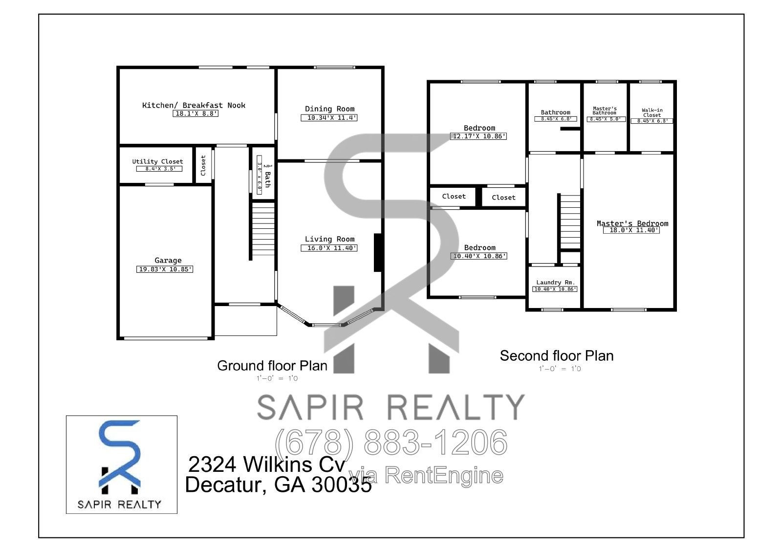 Charming 3-Bed Oasis with 2.5 Baths at 2324 Wilkins Cv, Decatur – Spacious 1728 Sq. Ft. Retreat! property image