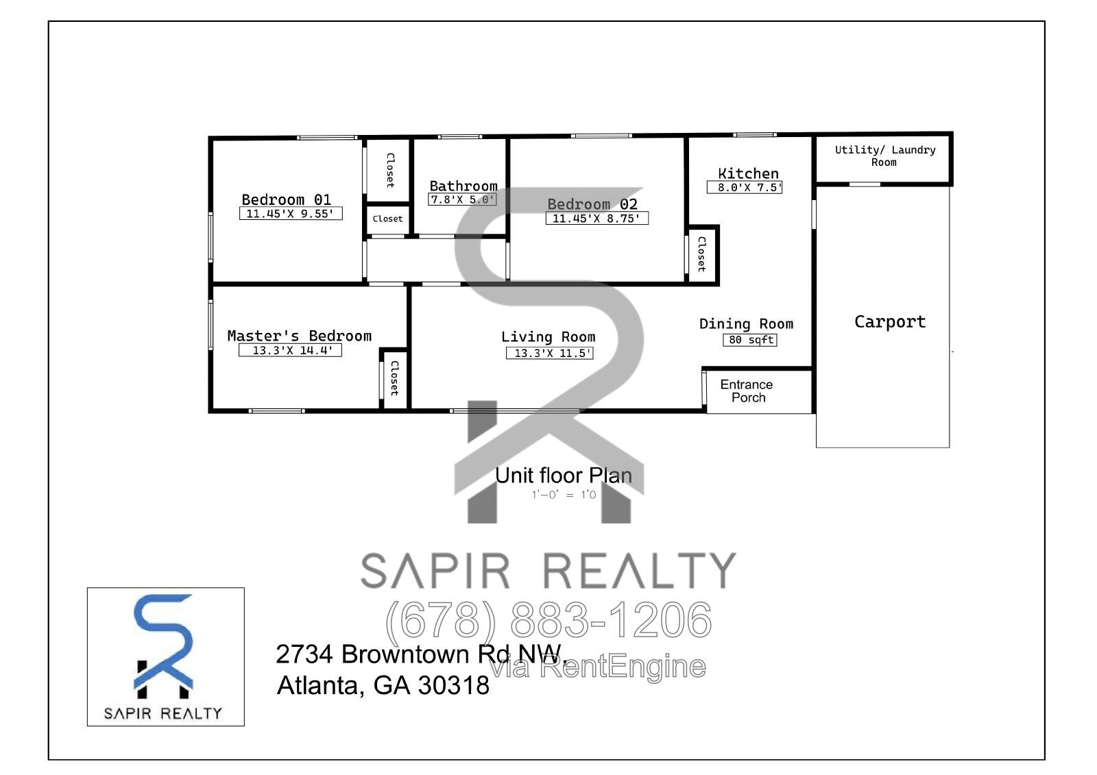Charming 3-Bed Oasis in Atlanta - Cozy 1104 Sq. Ft. Home on Browntown Rd! property image