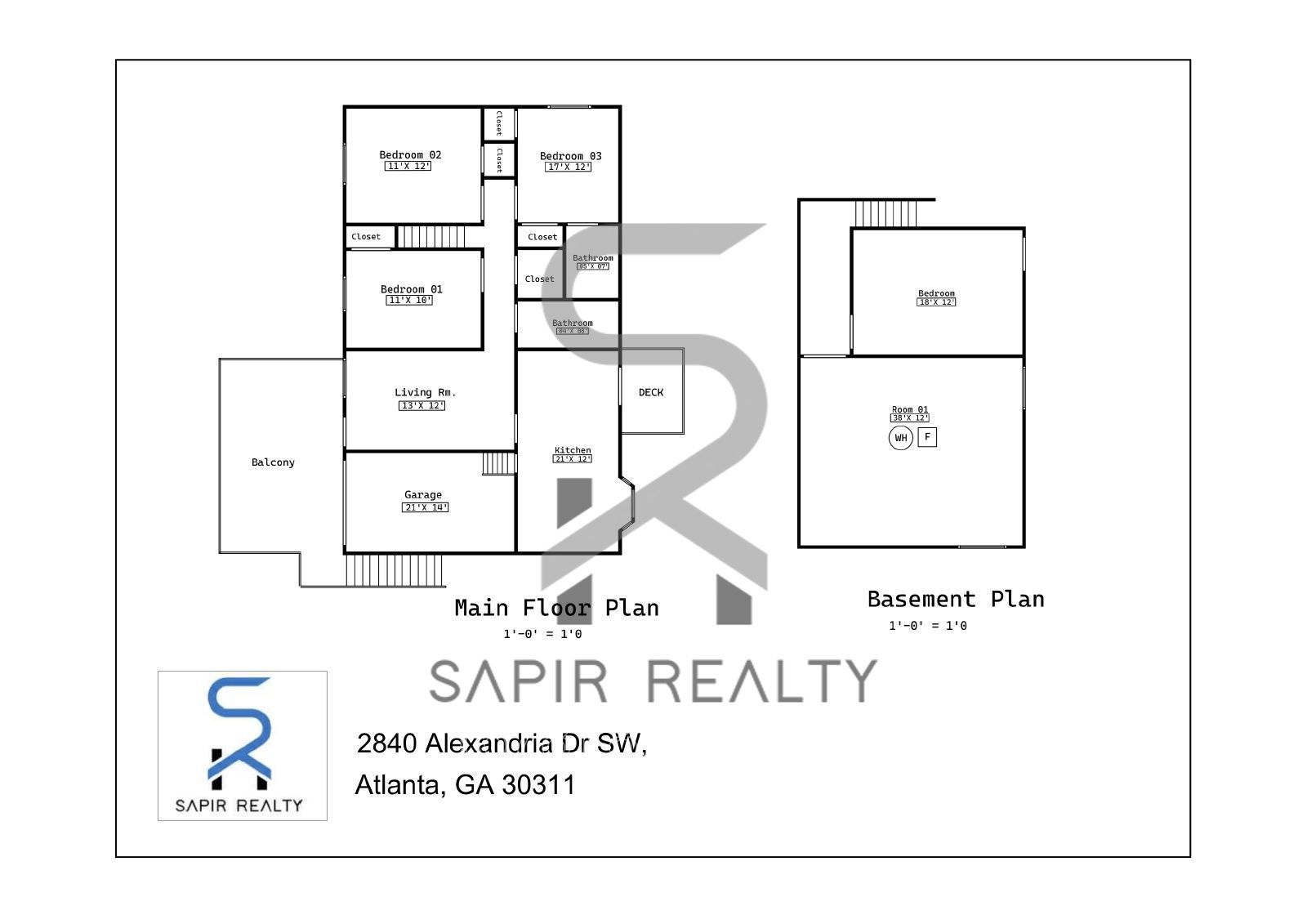 Charming 4-Bedroom Oasis with 2 Full Baths in Prime Atlanta Location – 2840 Alexandria Drive SW! property image