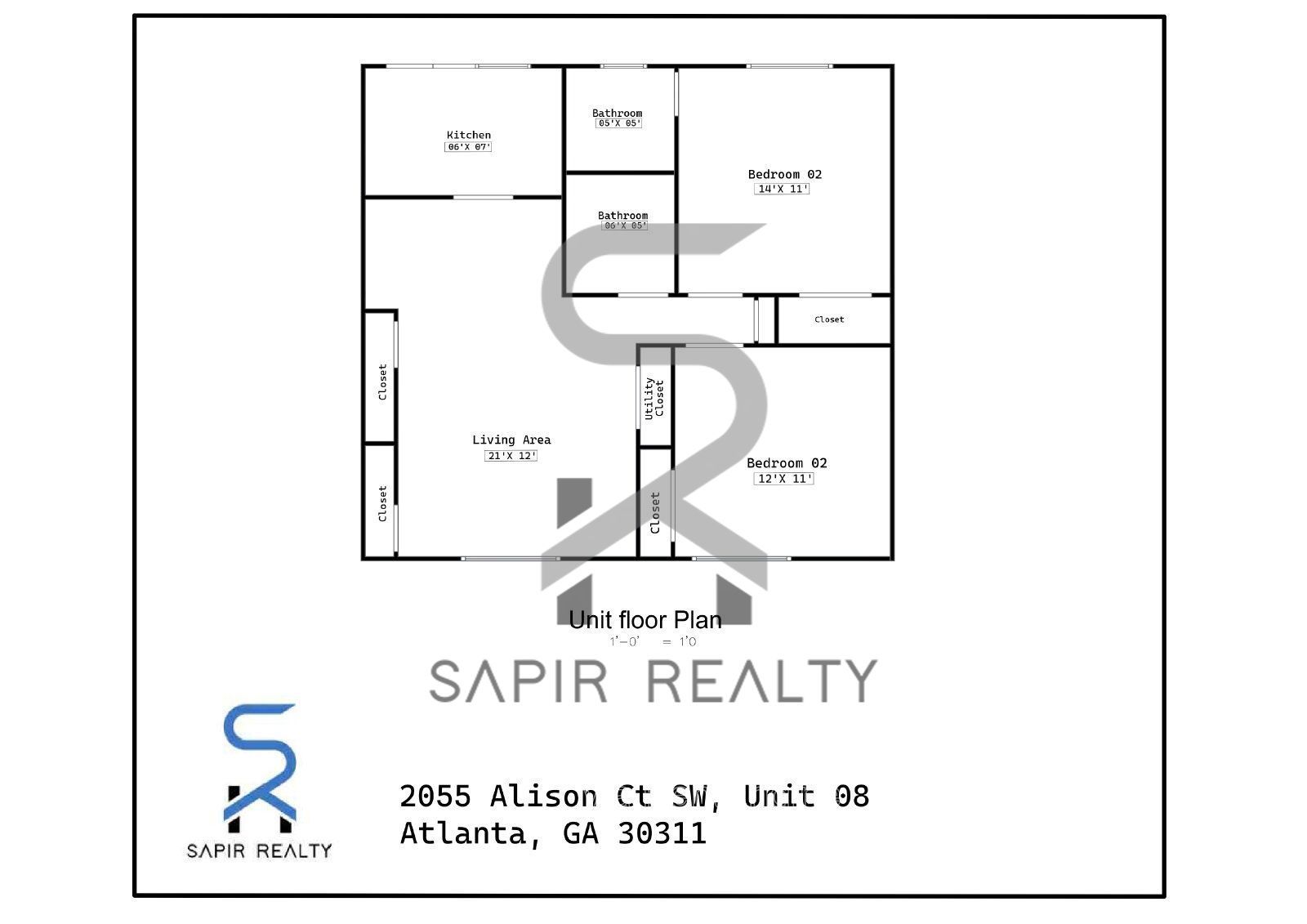 PRE-LEASING: Charming 2-Bed Oasis with Modern Comforts at 2055 Alison Court, Atlanta! property image